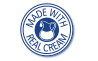 Made with real cream