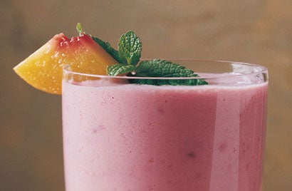 Raspberry Peach Smoothie