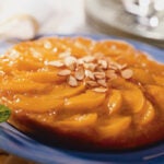 Peach Almond Upside-Down Cake