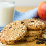 Apple Raisin Oatmeal Cookies