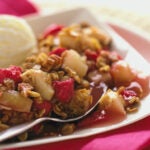 Rhubarb and Apple Crumble