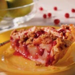 Apple Cranberry Streusel Pie