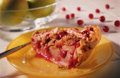 Apple Cranberry Streusel Pie