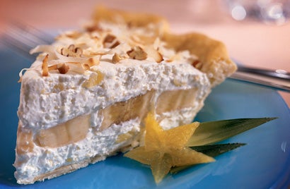 Banana Pineapple Tropical Pie