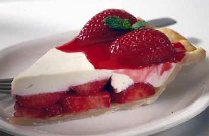 Fresh Strawberry Cream Pie