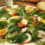 Fresh Greens with Hot Bacon Dressing