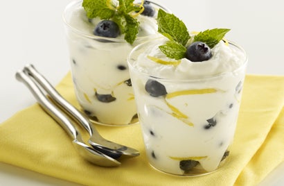 Lemon Blueberry Mousse