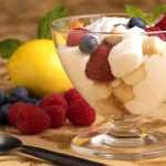 sweet ricotta with fresh berries