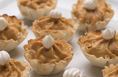 pumpkin pie minis