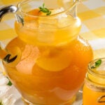 cool peach iced tea