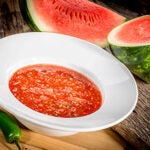 chilled watermelon gazpacho