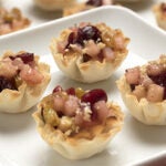 apple cranberry strudel bites